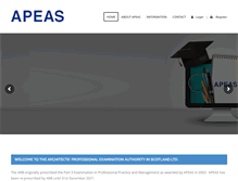 Tablet Screenshot of apeas.org.uk